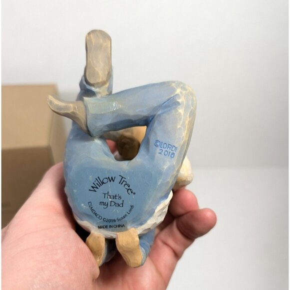 Willow Tree Thats My Dad Figure NIB 2016 Demdaco 27595 Susan Lordi Figurine - Picture 6 of 11